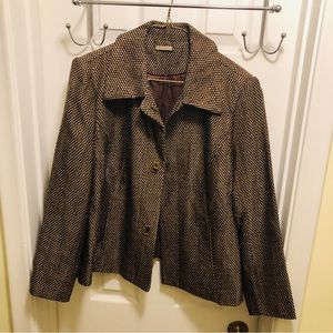 Cute Gold & Brown Tanjay Jacket